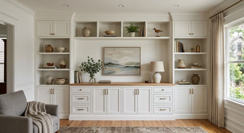 Built In Tv Cabinetry in Winston Salem, NC