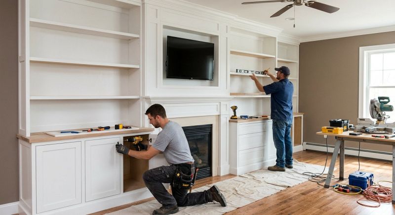 Builtin Cabinets Installation in Fairfax, VA