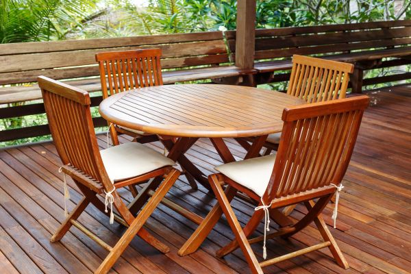 Teak Table Refinishing